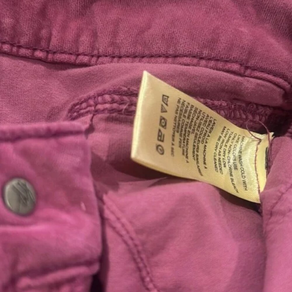 NWOT Free People High Time Velvet Kick Flare Pants In Very Berry SZ-0 - Picture 6 of 9